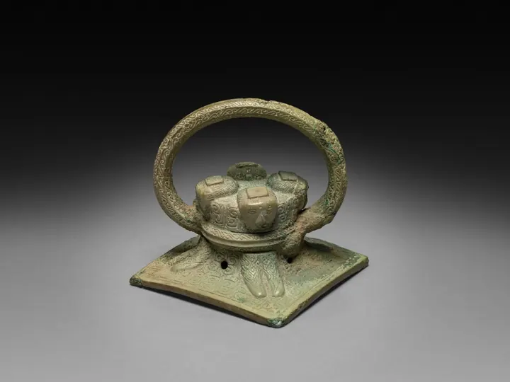 Handle of a Jiangu Drum