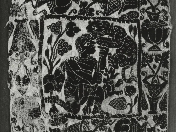 Garment Decoration ("Segmentum") with Man Killing Panther