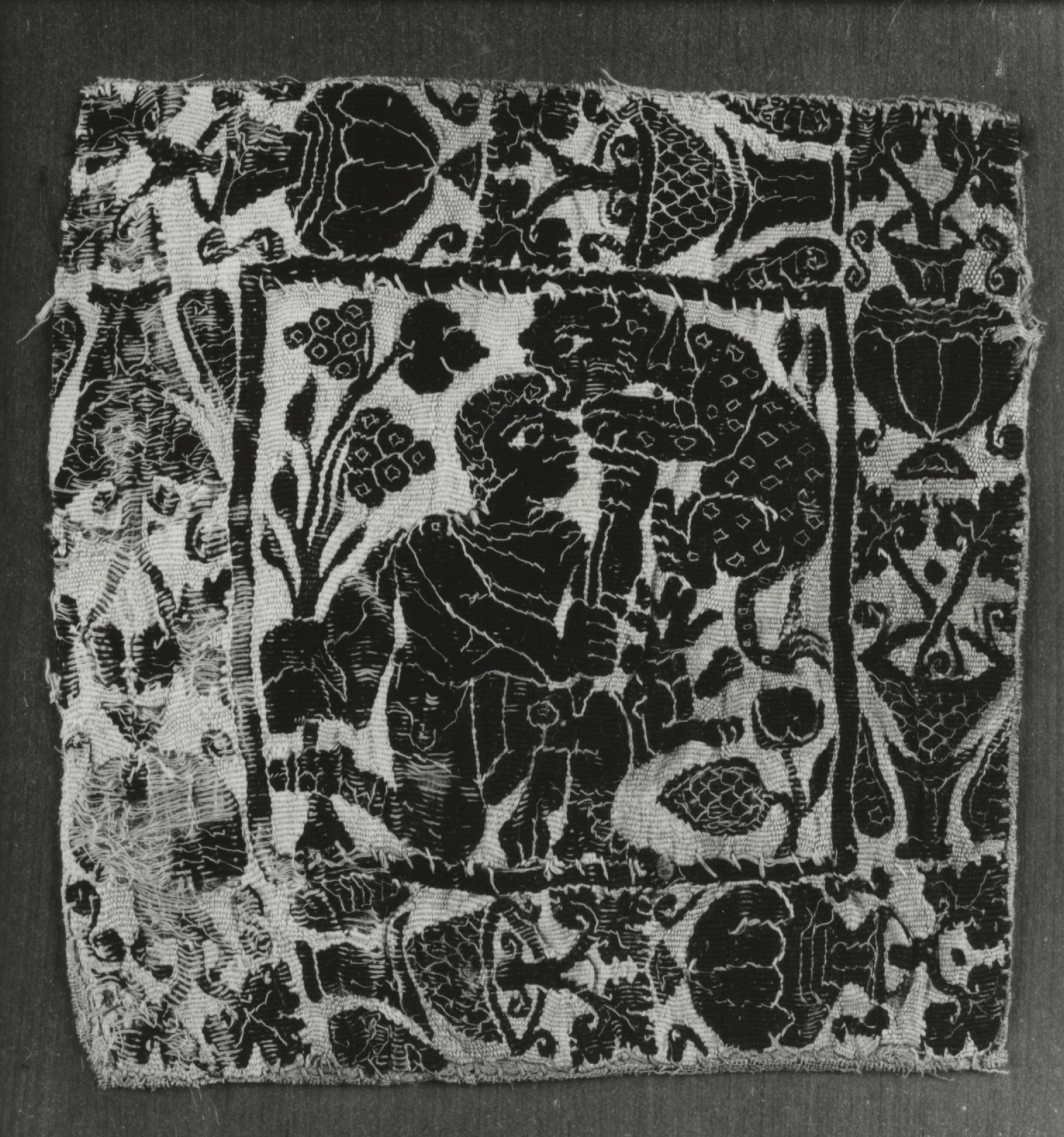 Garment Decoration ("Segmentum") with Man Killing Panther