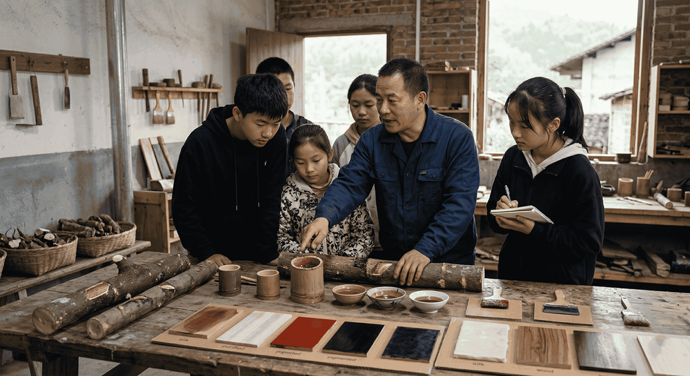 中国天然漆相关传统知识公众教育与能力建设项目